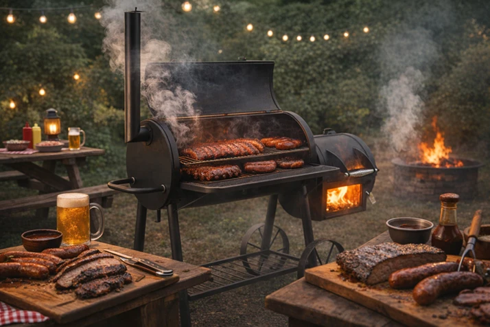 Ești fan al BBQ? Descoperă afumătoarele și grătarele noastre profesionale pentru preparate afumate!