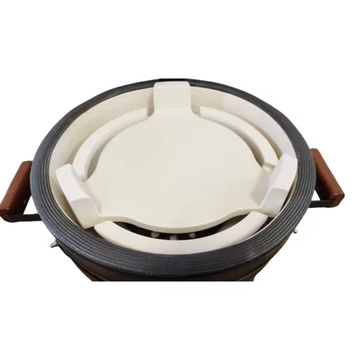 Grilldepot PRO grătar kamado 40 cm + placă deflectoare din piatră