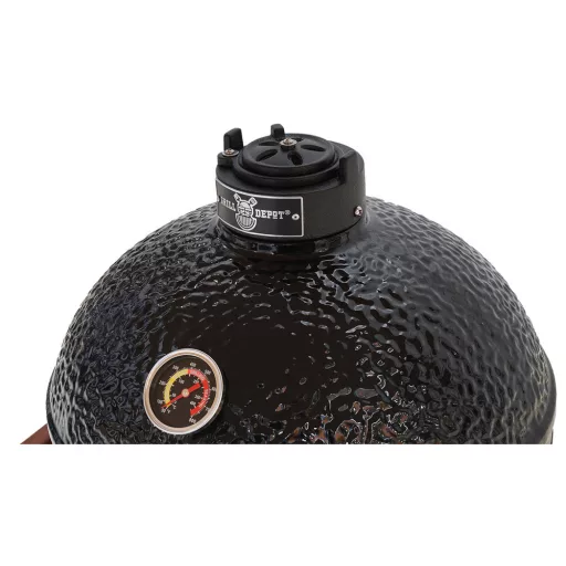 Grilldepot PRO grătar kamado 40 cm + placă deflectoare din piatră