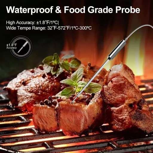 Termometru digital Bluetooth Cloud BBQ (cu 4 sonde)