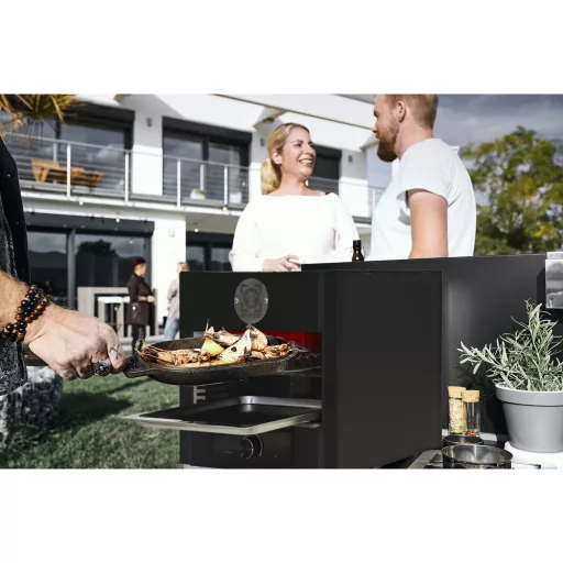 E-Beefbox Cuptor electric pentru fripturi negru 850 °C 1,8 kW