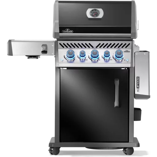 Napoleon Rogue 425 gázgrill hátsó+oldal infraégővel és nyársforgatóval