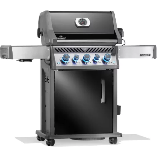 Napoleon Rogue 425 gázgrill hátsó+oldal infraégővel és nyársforgatóval